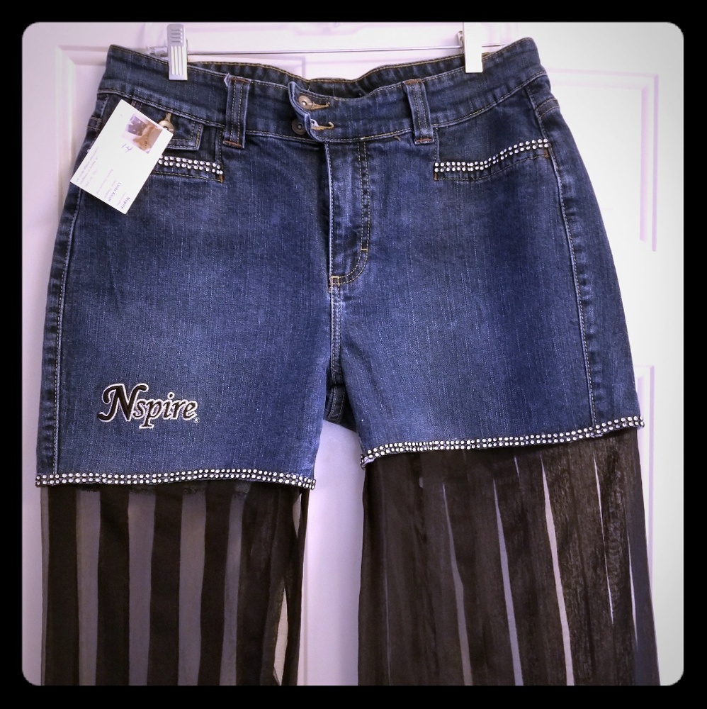Denim shorts